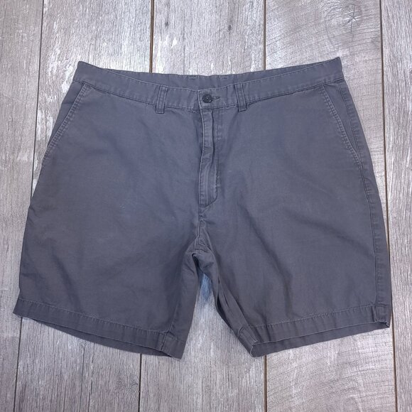 Patagonia Shorts Mens 38 Gray All-Wear 8" Cotton Outdoor Hiking Travel Bermuda - Picture 1 of 7